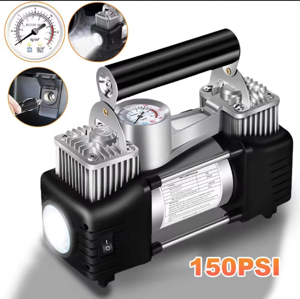 Rugged Road Portable 12V Air Compressor (4WD Tyre Inflator)