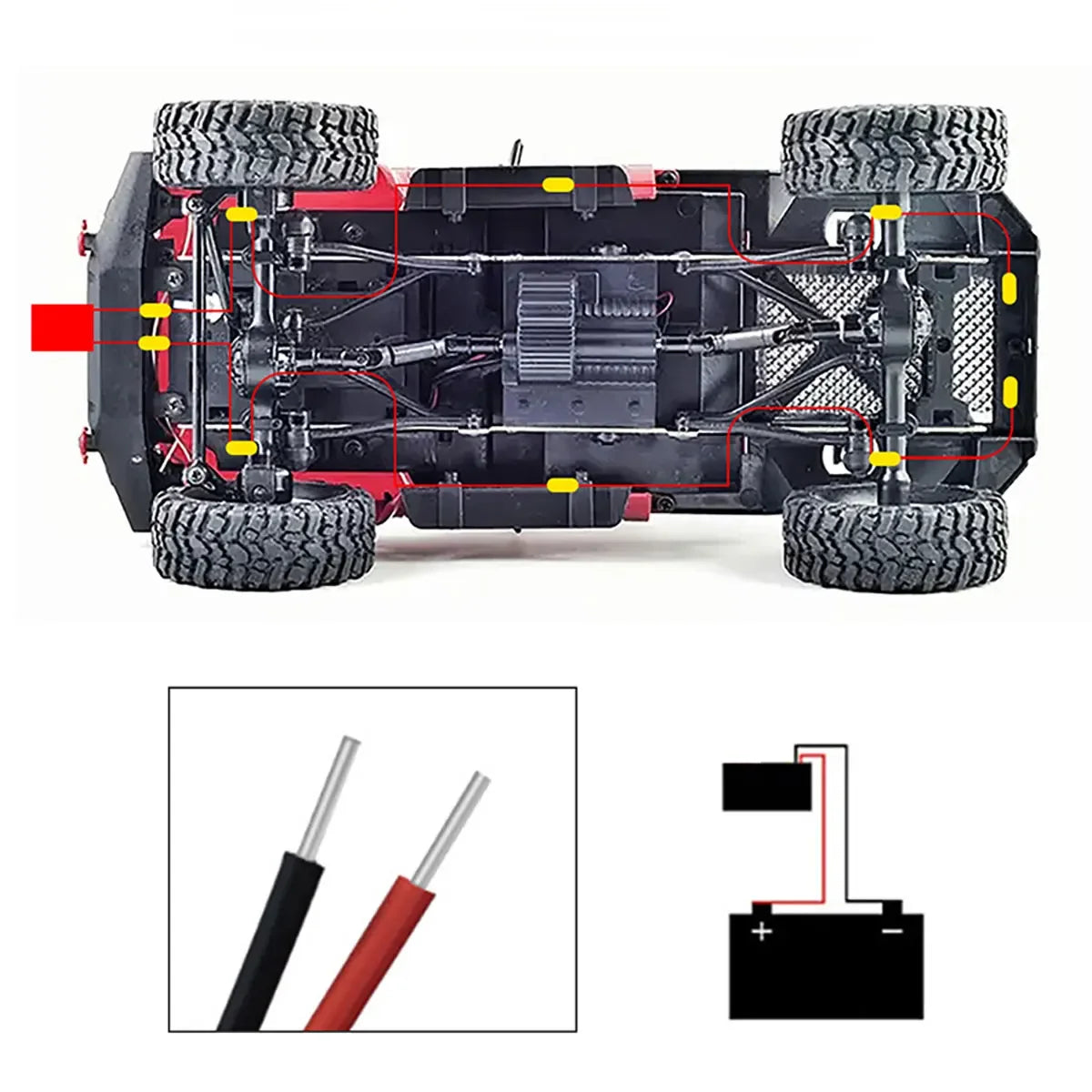 Rugged Road RGB LED Rock Lights Kit – Waterproof Underglow for 4WD, Utes & Trucks (App Controlled)