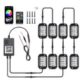 Rugged Road RGB LED Rock Lights Kit – Waterproof Underglow for 4WD, Utes & Trucks (App Controlled)