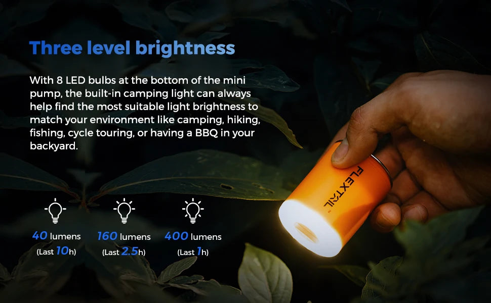 Tiny Portable Air Pump – Ultra-Compact Camping & 4WD Inflator (Rechargeable + LED Light Option)